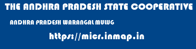 THE ANDHRA PRADESH STATE COOPERATIVE BANK LIMITED  ANDHRA PRADESH WARANGAL MULUG   micr code